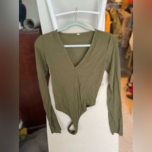 Olive Green Bodysuit
